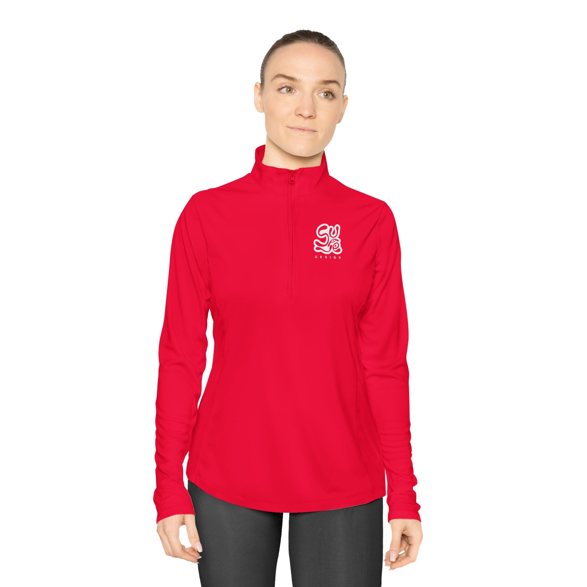 Suave Women's Quarter-Zip Color Pullover