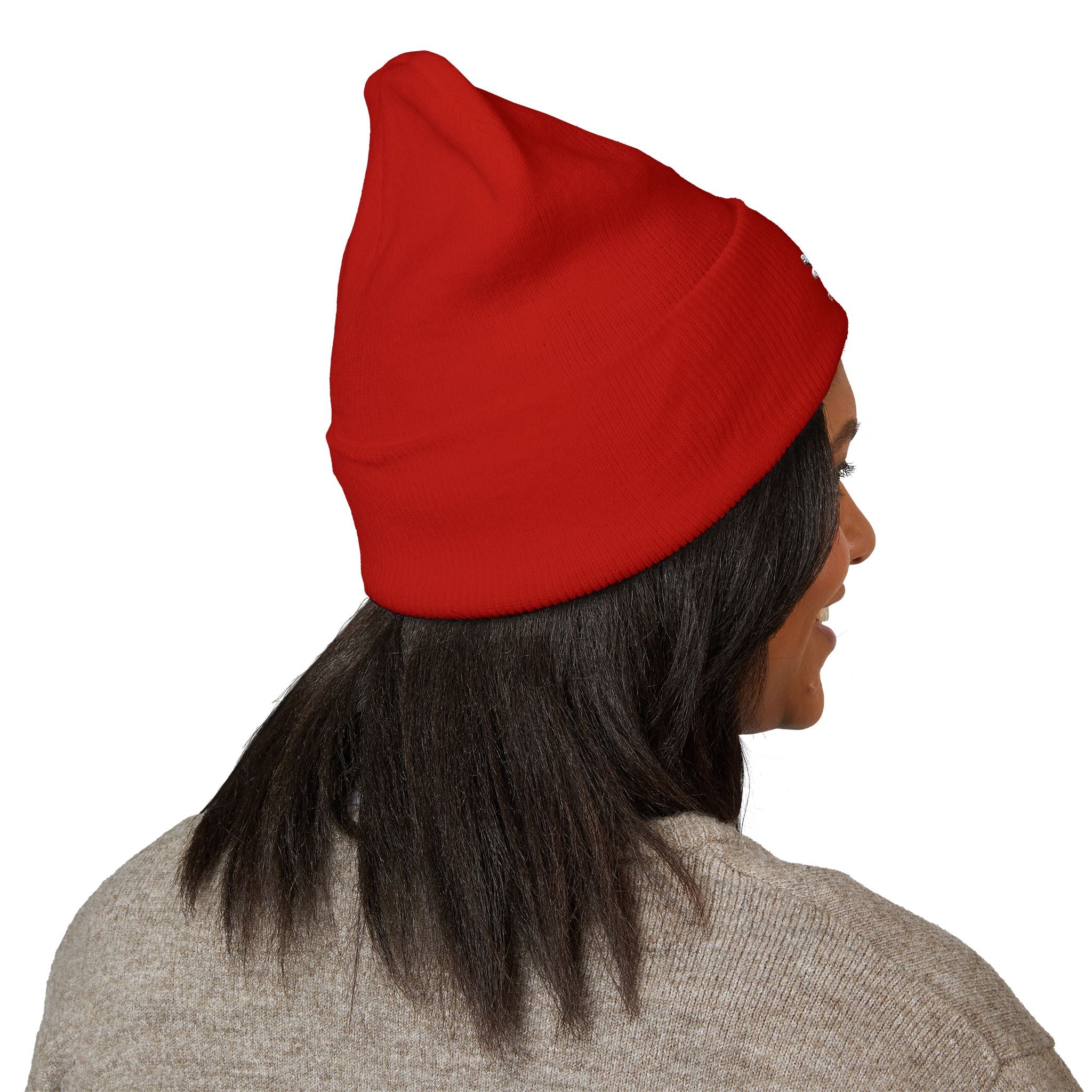 Suave Embroidered Cuffed Beanie