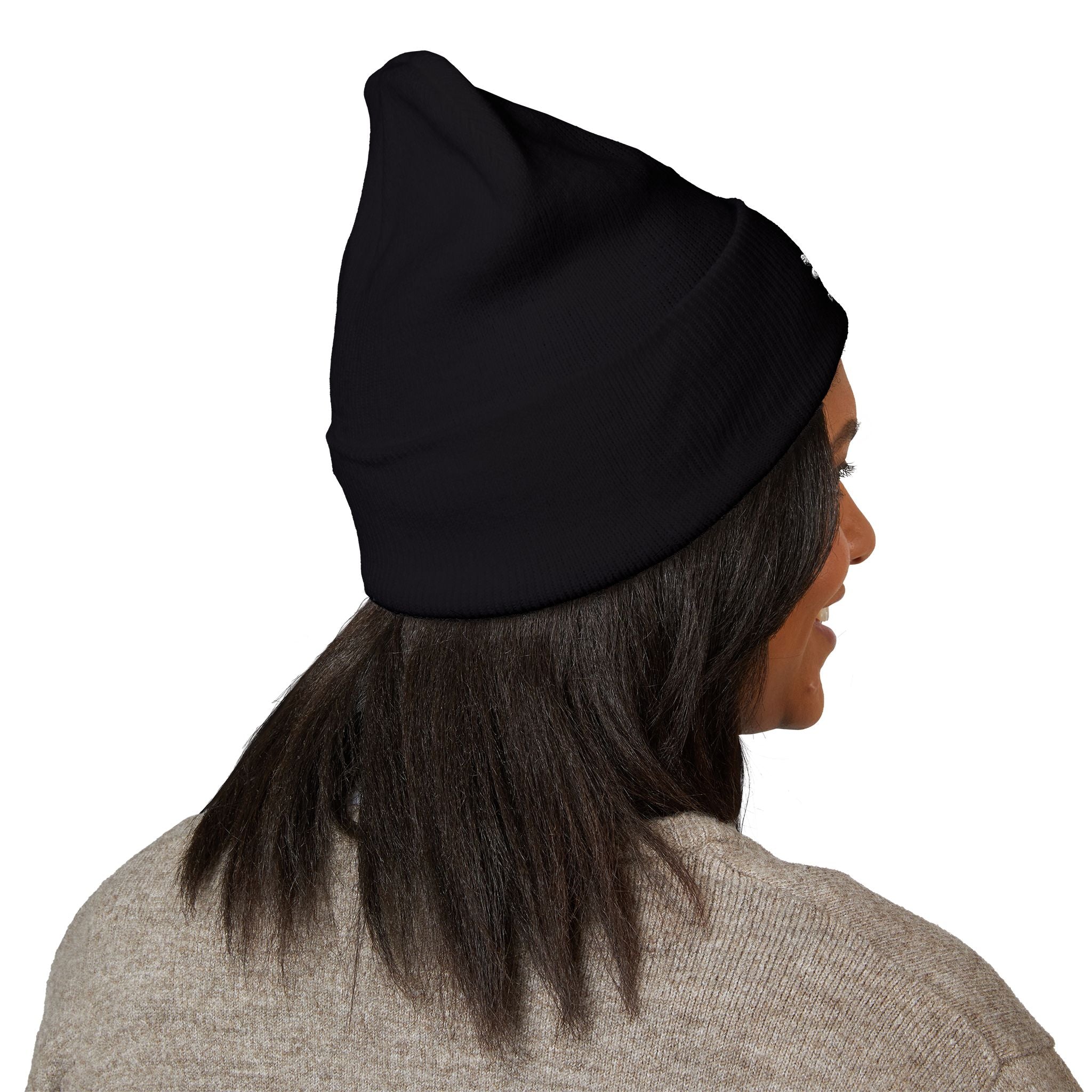 Suave Embroidered Cuffed Beanie