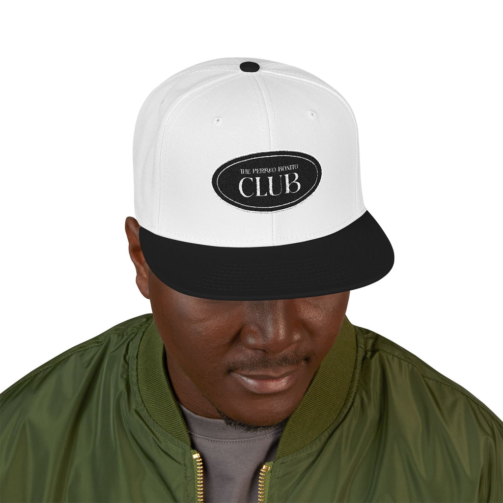 El Perreo Bonito Club White Snapback Cap