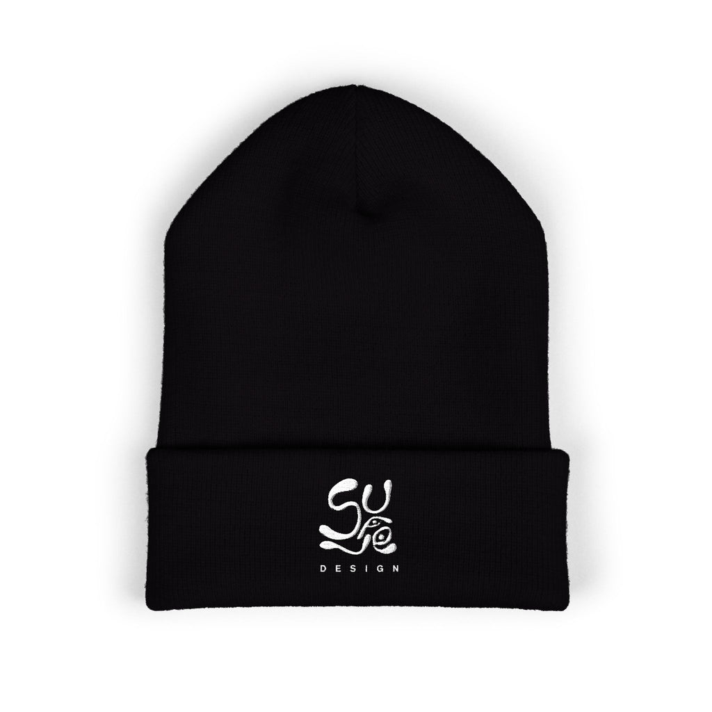 Suave Embroidered Cuffed Beanie
