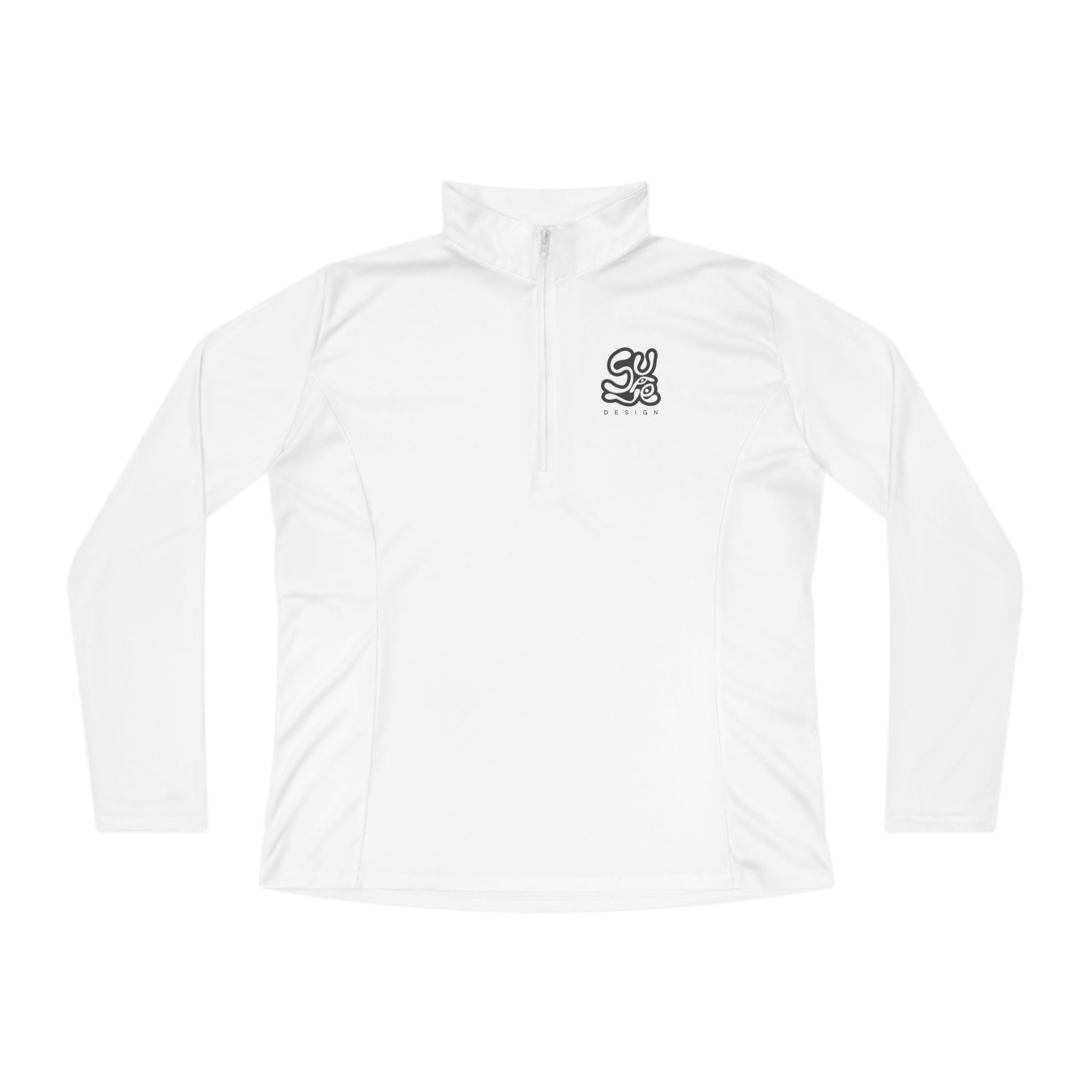 Suave Women's Quarter-Zip White Pullover