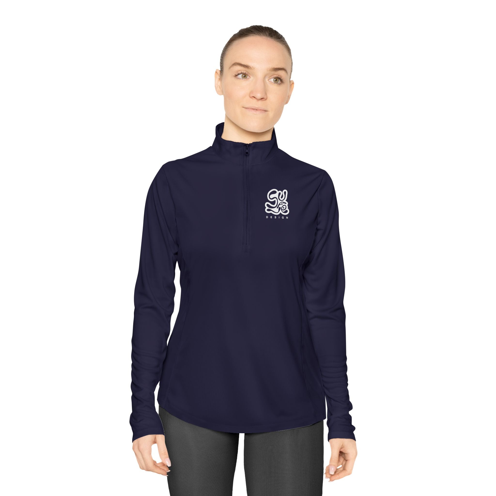 Suave Women's Quarter-Zip Color Pullover