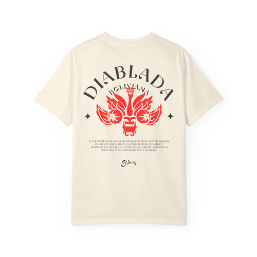 Bolivian Diablada Unisex White Tee