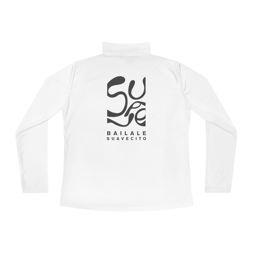 Suave Women's Quarter-Zip White Pullover