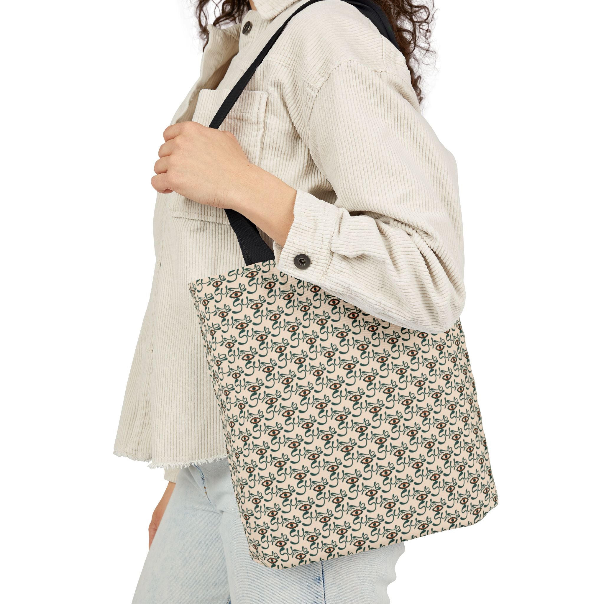 Ojitos Lindos Botanical Canvas Tote Bag