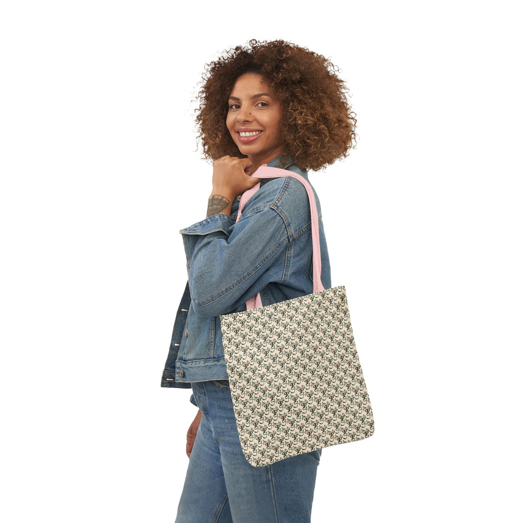 Ojitos Lindos Botanical Canvas Tote Bag