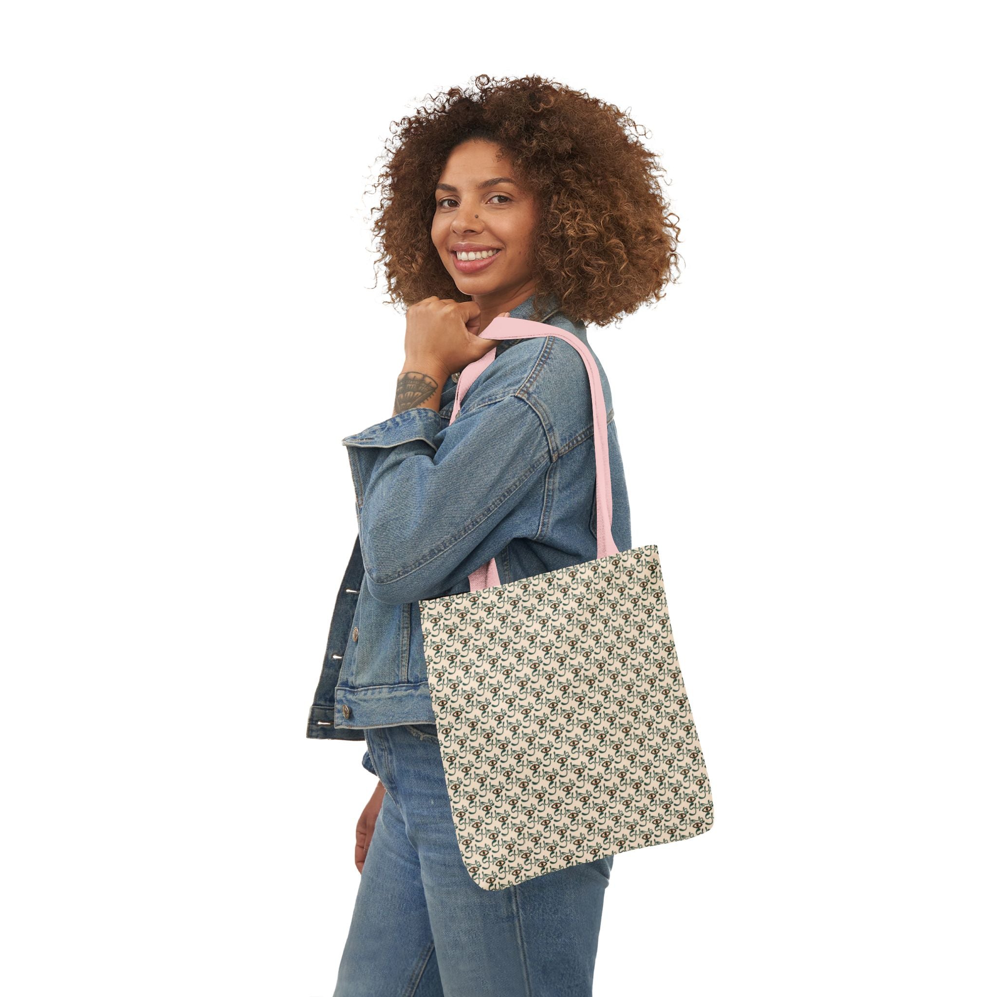 Ojitos Lindos Botanical Canvas Tote Bag
