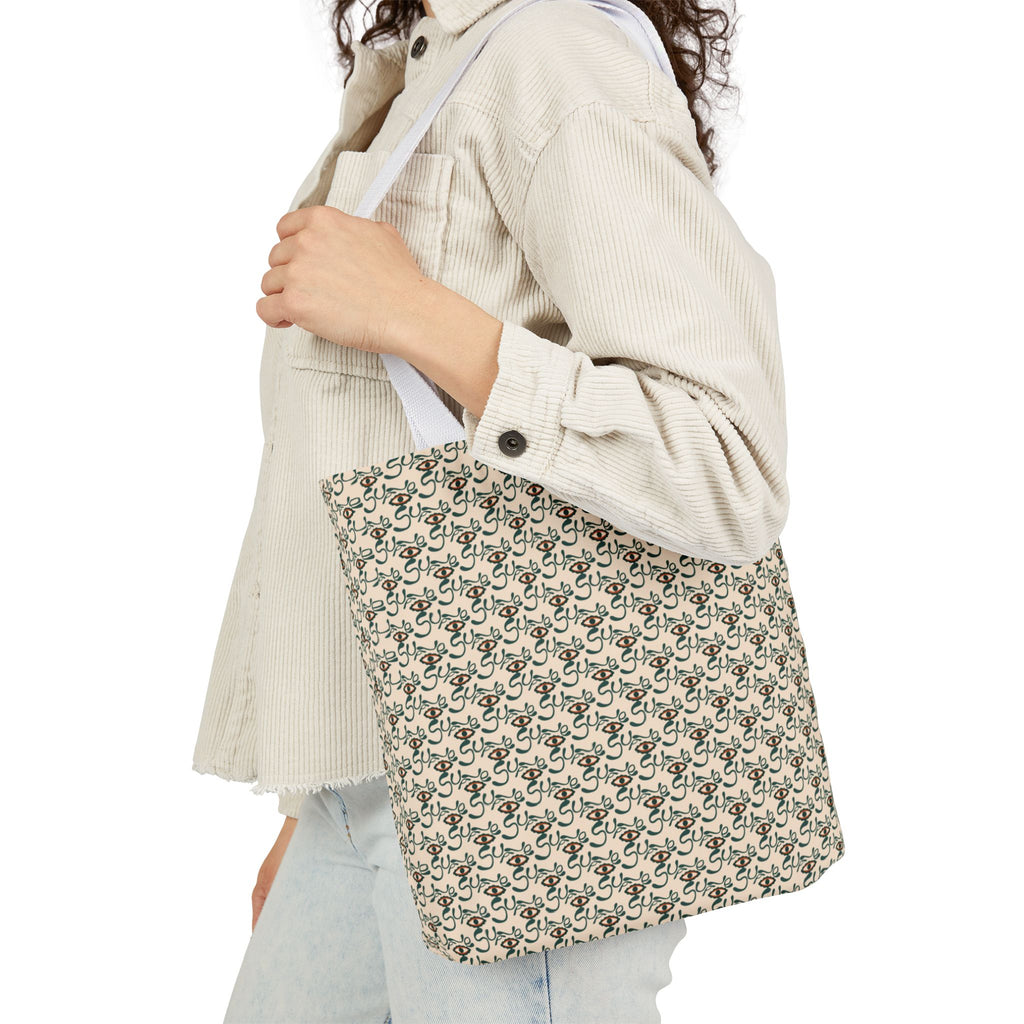 Ojitos Lindos Botanical Canvas Tote Bag