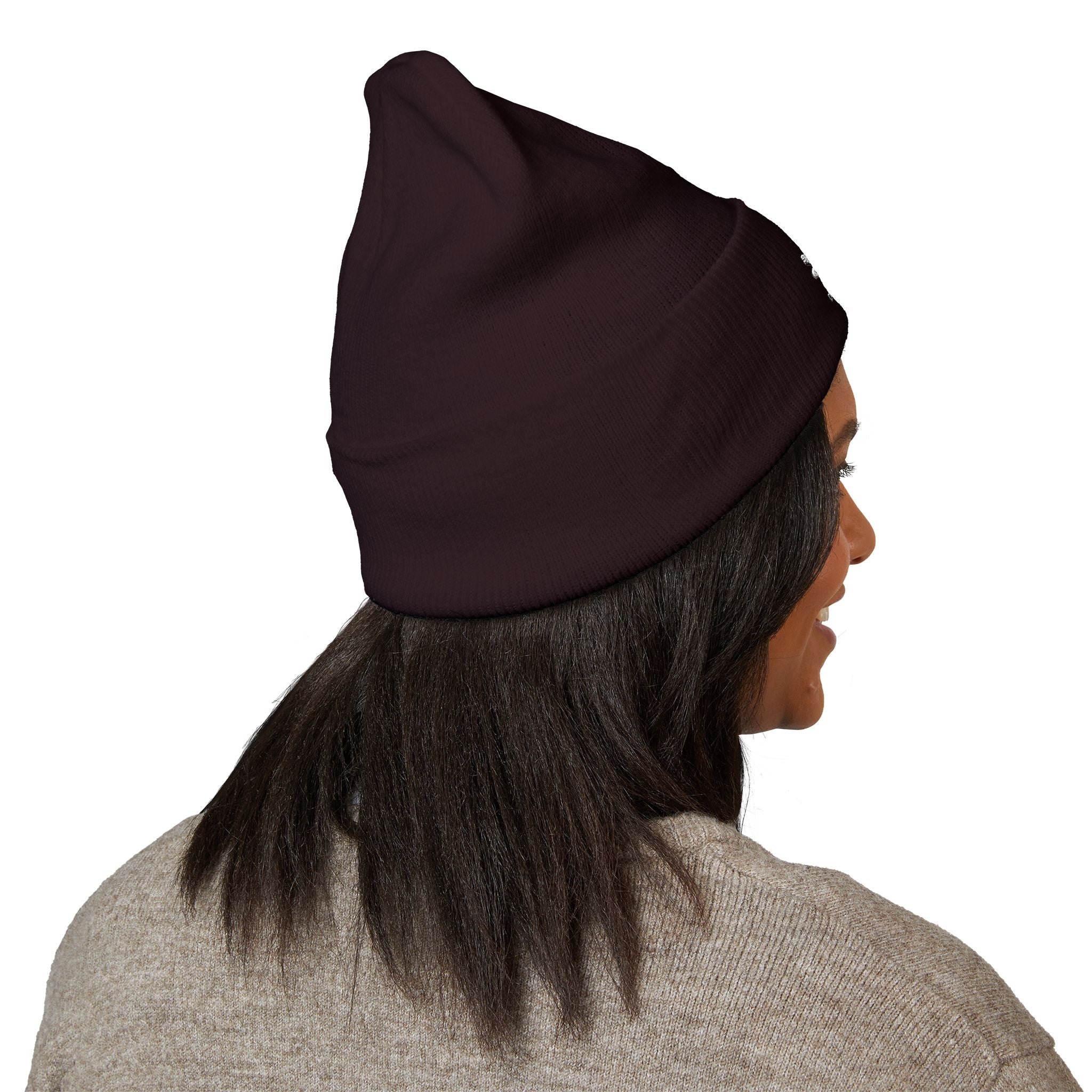 Suave Embroidered Cuffed Beanie