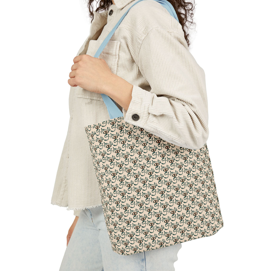 Ojitos Lindos Botanical Canvas Tote Bag