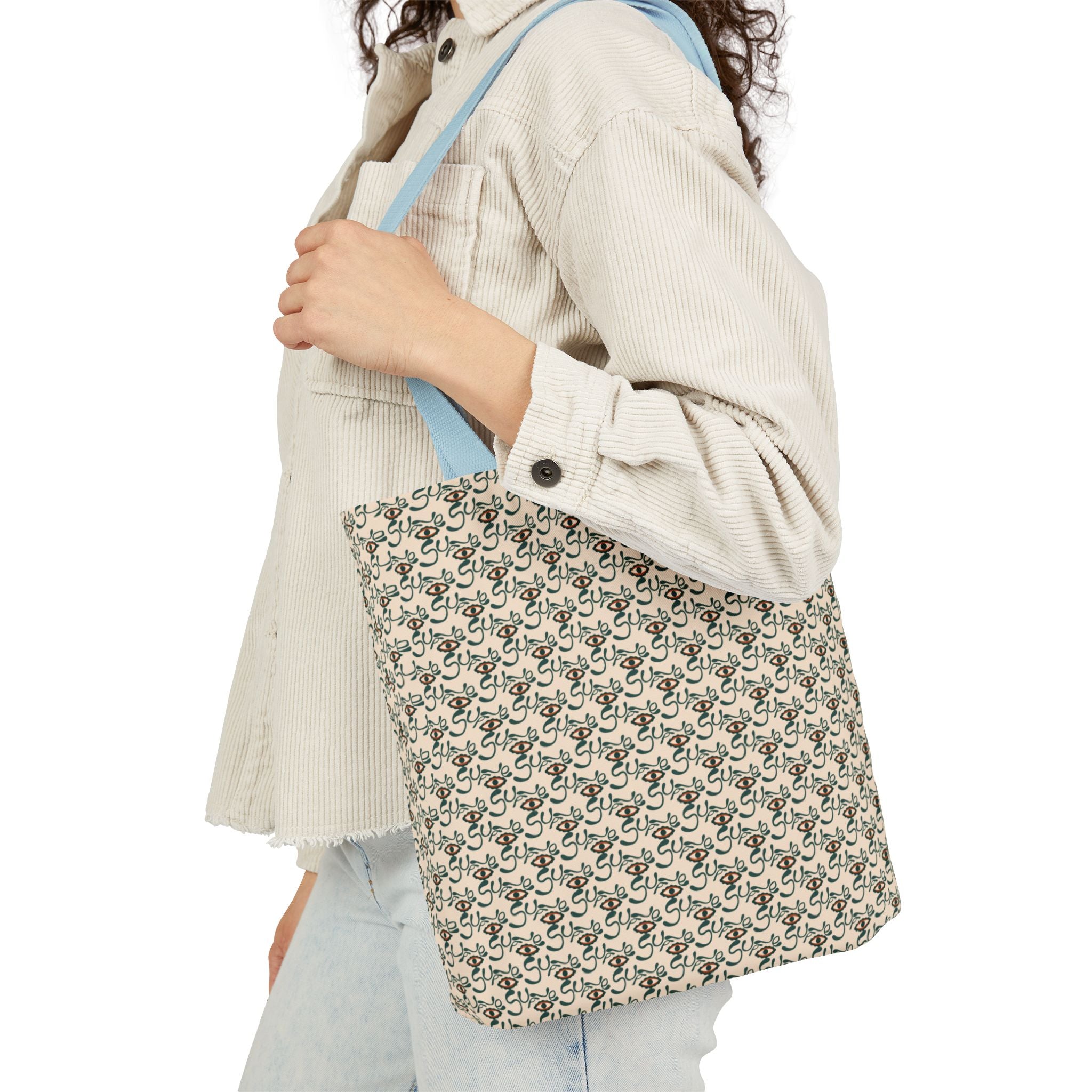Ojitos Lindos Botanical Canvas Tote Bag