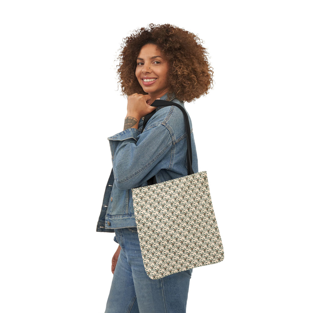 Ojitos Lindos Botanical Canvas Tote Bag
