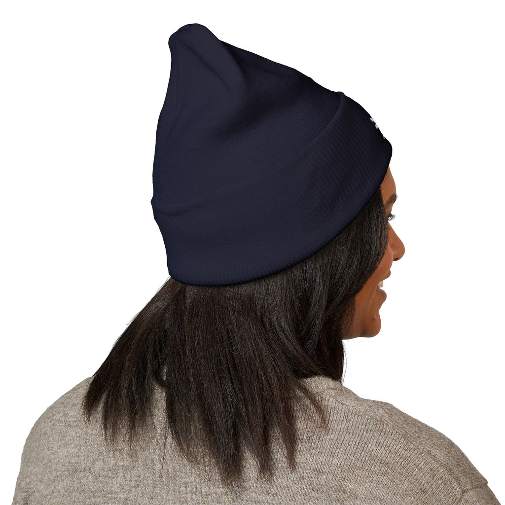 Suave Embroidered Cuffed Beanie