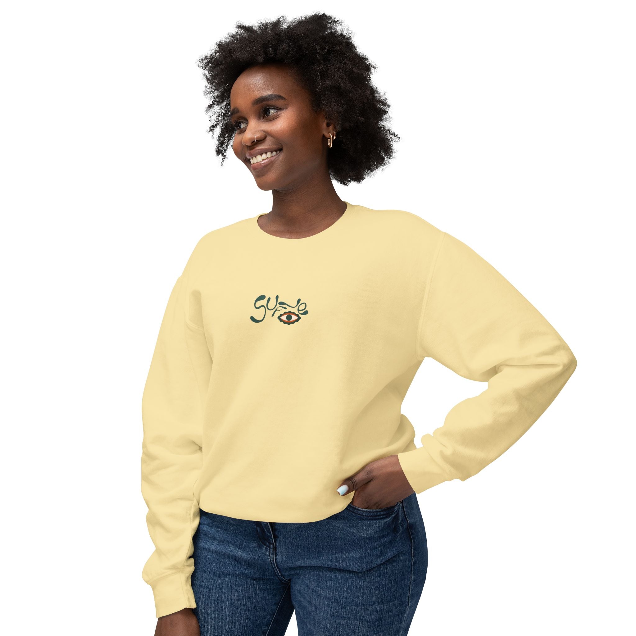 Ojitos Lindos Women's Crewneck Sweatshirt