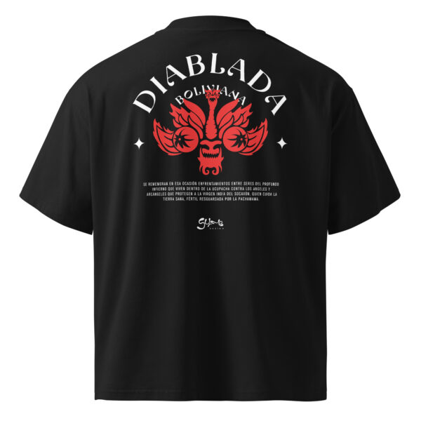 Unisex organic oversized high neck t-shirt