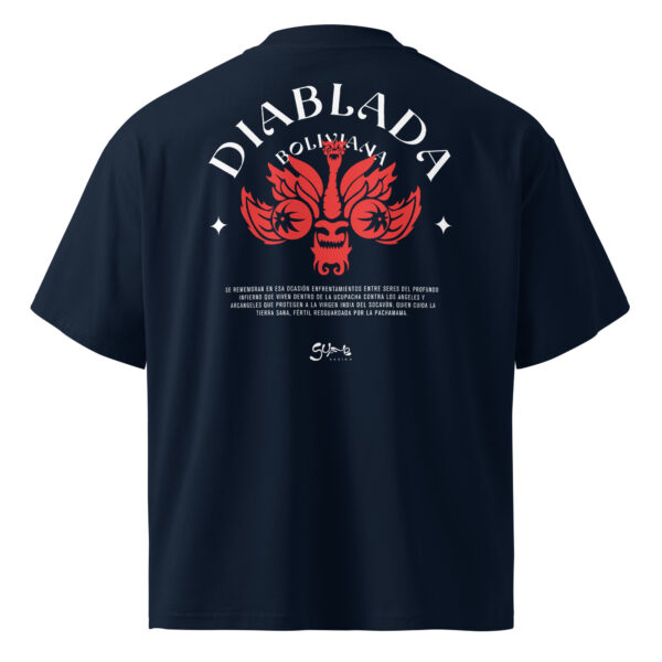 Unisex organic oversized high neck t-shirt