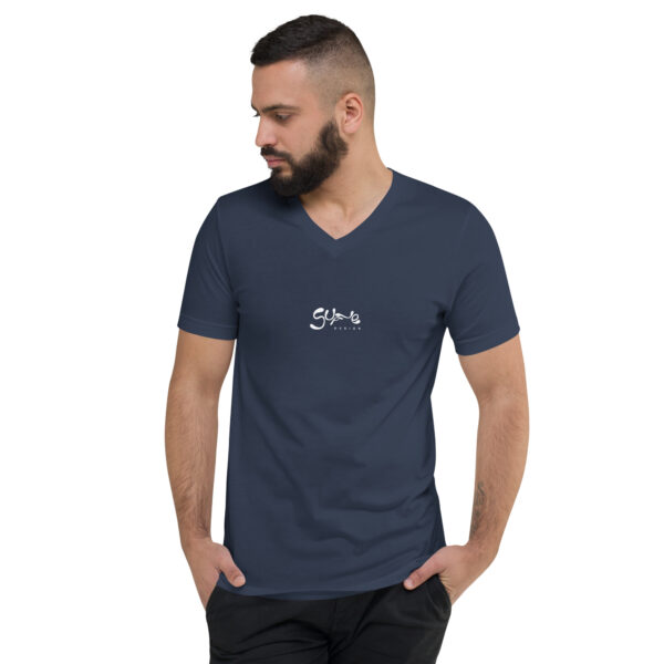 Unisex Short Sleeve V-Neck T-Shirt